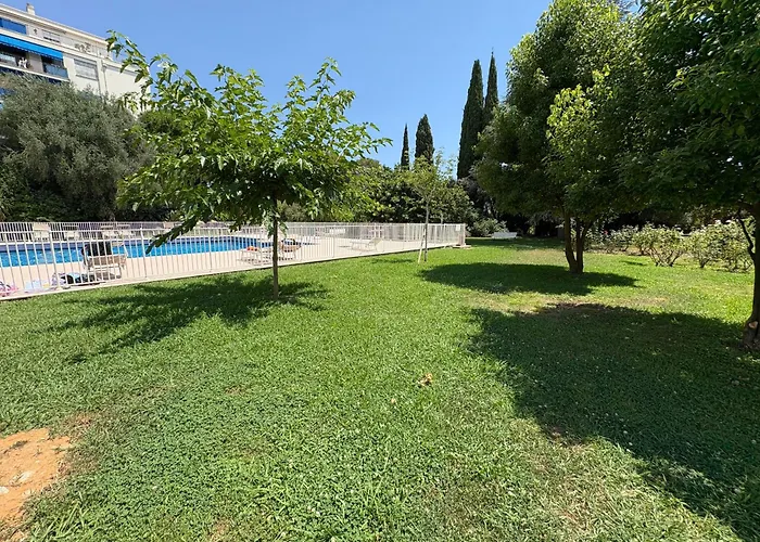 Lägenhet La Palmeraie Pool Ac Nice